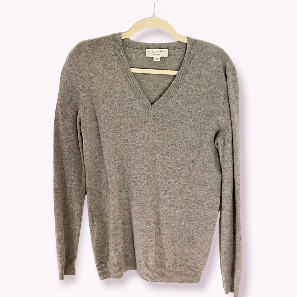 White & Warren 100% Cashmere Sweater